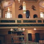 Choir loft renovation completed.